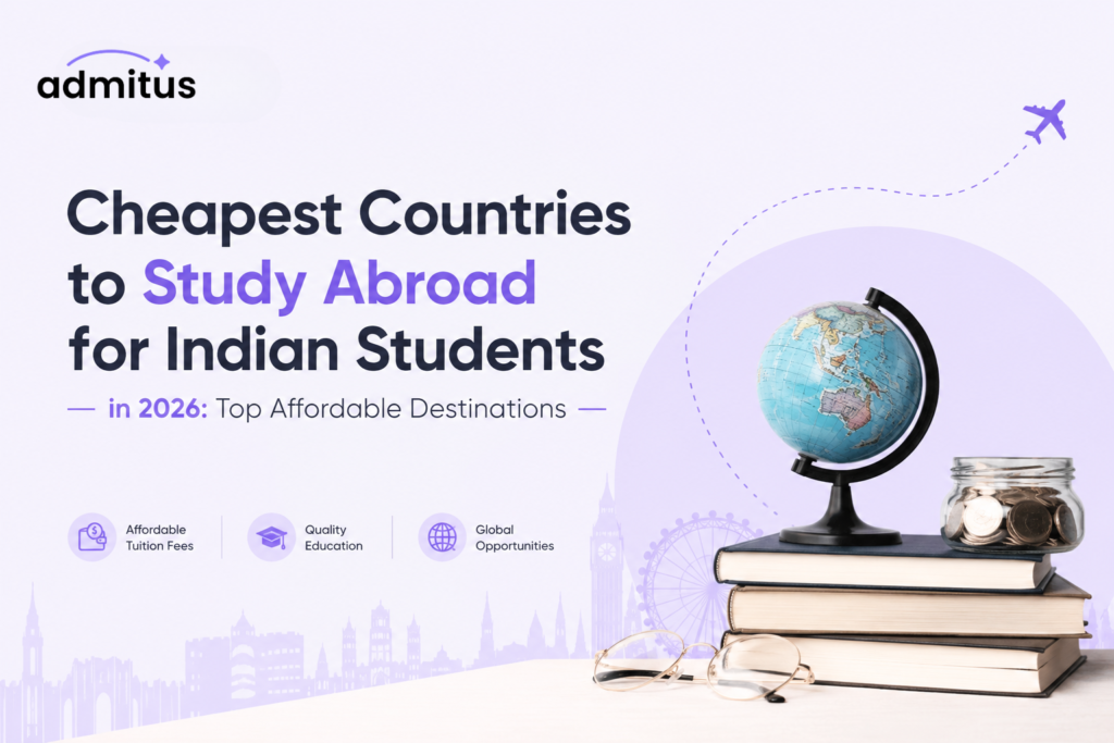 Cheapest Countries to Study Abroad for Indian Students (2026) | Affordable Study Abroad Guide